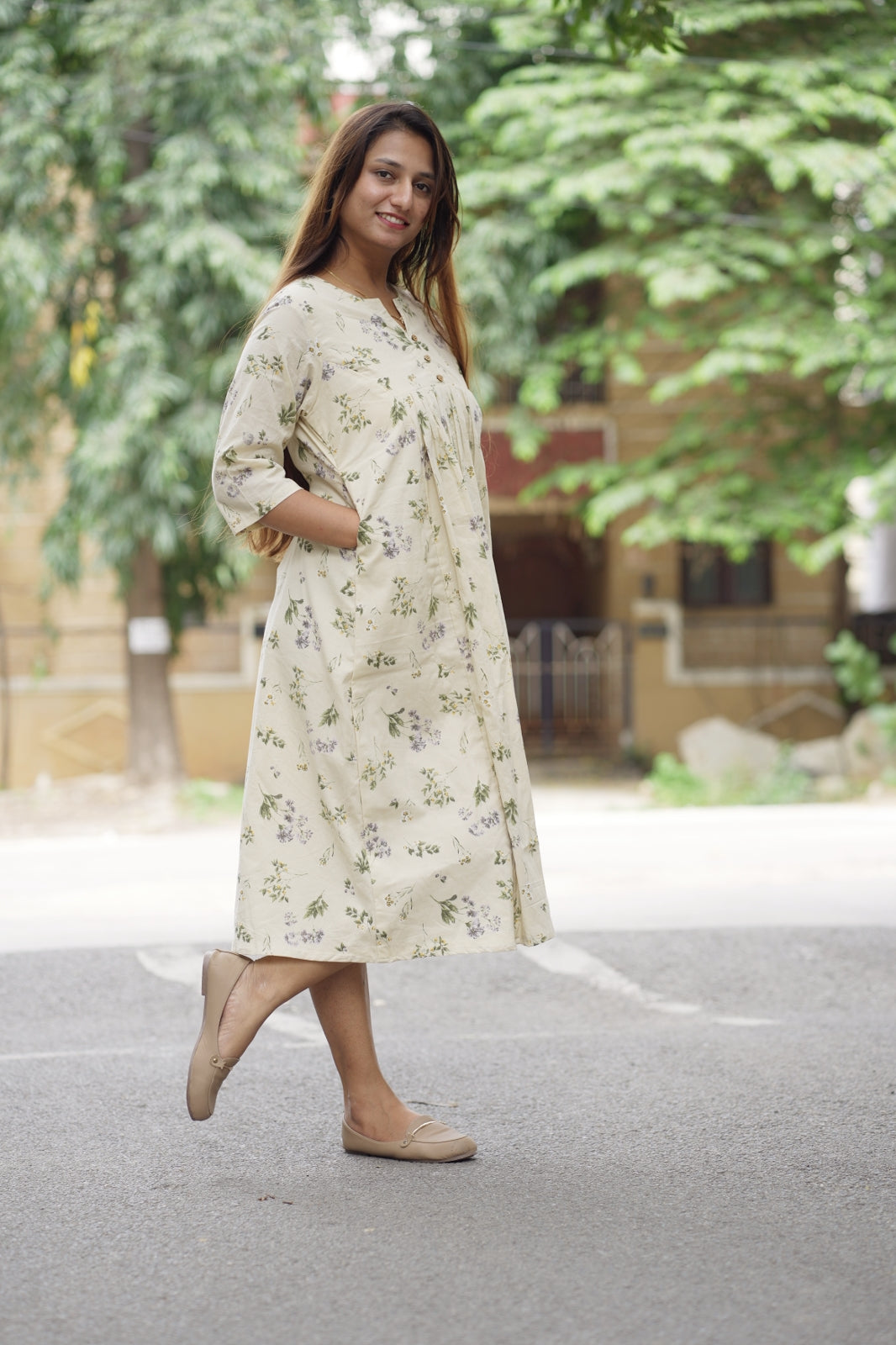 A-Line Cotton Kurta